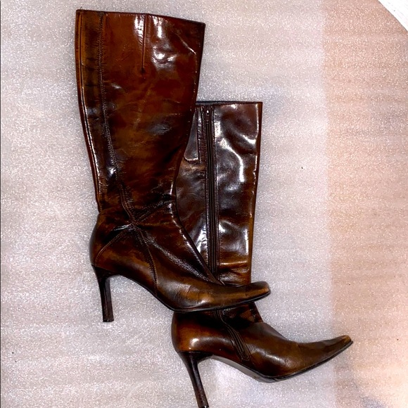 NINE WEST Heeled Boots 6 1/2 - Picture 1 of 4